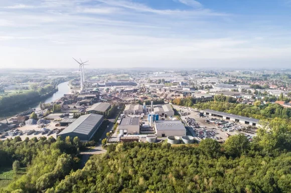 Aerial view of Galloo Plastics Aerial view of Galloo Plastics